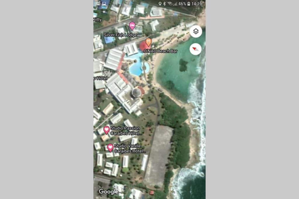 Studio Avec Grande Piscine, Plage Cannelle Caraibes Saint-Francois  Kültér fotó