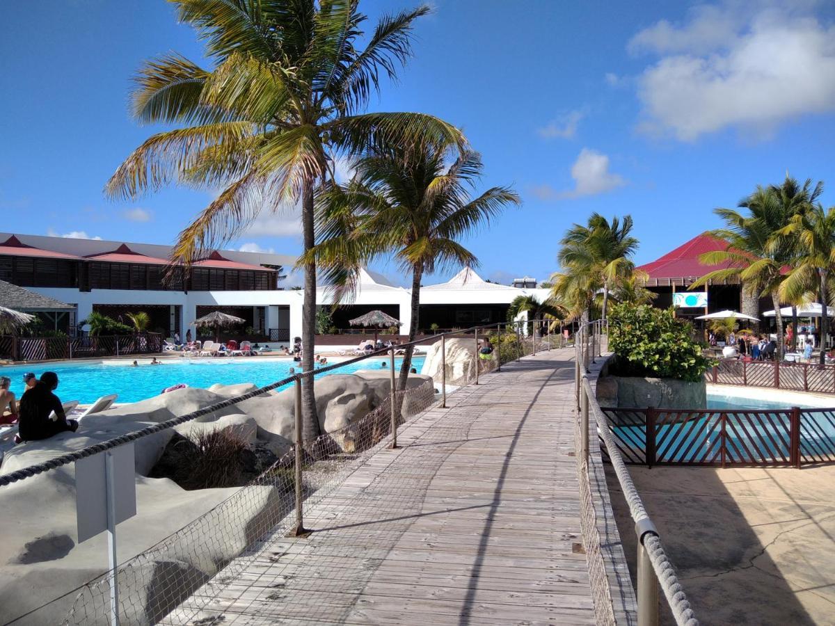 Studio Avec Grande Piscine, Plage Cannelle Caraibes Saint-Francois  Kültér fotó